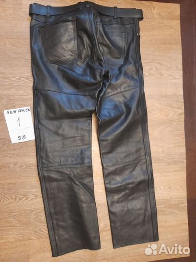 Брюки кожаные