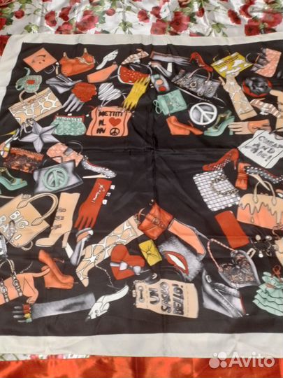 Платок женский шелковый