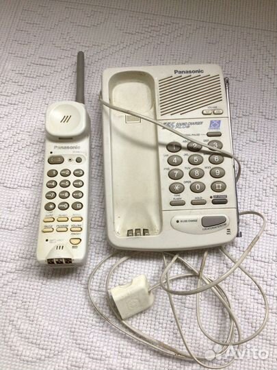 Радиотелефон (раритет) из хх века panasonic