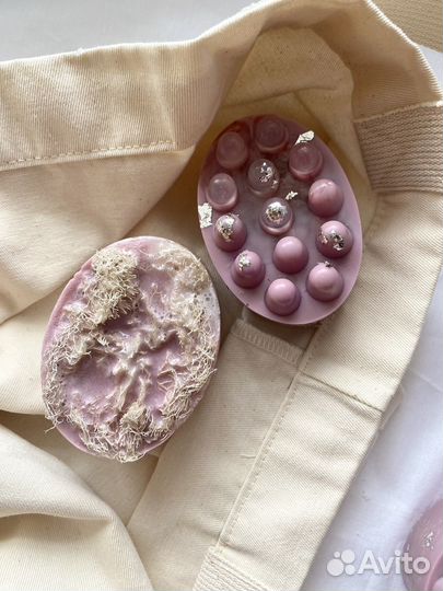 Массажное мыло с люфой