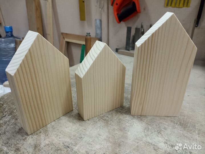 Набор заготовок из дерева для творчества