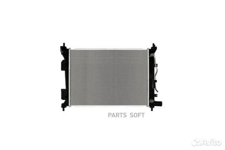 Радиатор охлаждения Хендай Солярис 2010 - АКПП