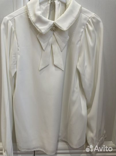Блузка белая для девочек