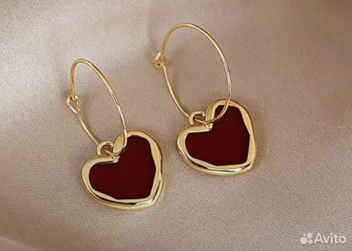 Серьги Сердце