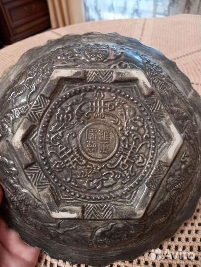 Тарелка декоративная керамика