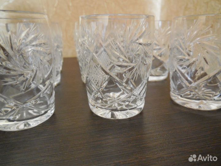 Стопки хрустальные