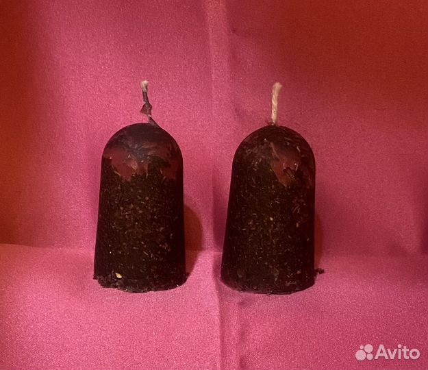 Свечи восковые, травяные для любви и страсти