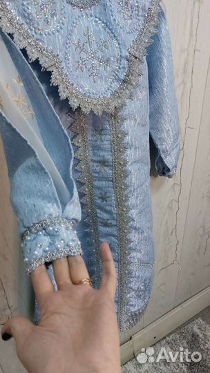 Аренда костюма снегурочки рост 110-116