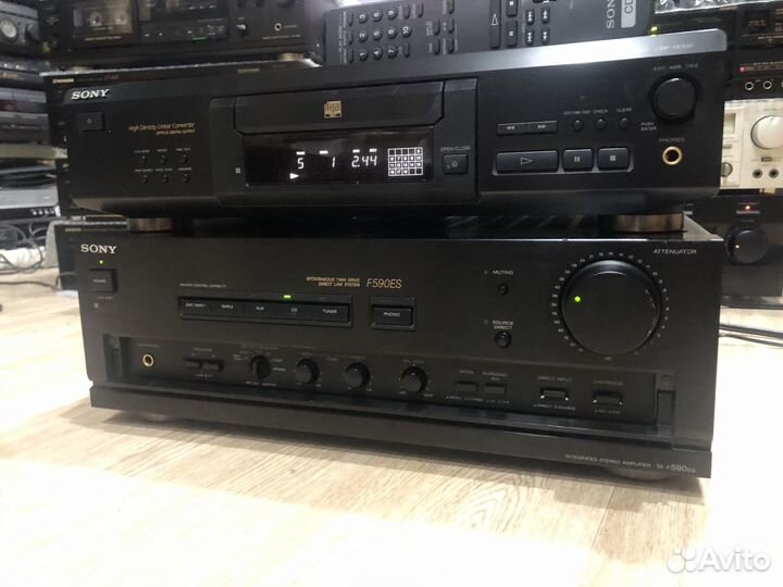 Стерео усилитель sony ta f 590 es