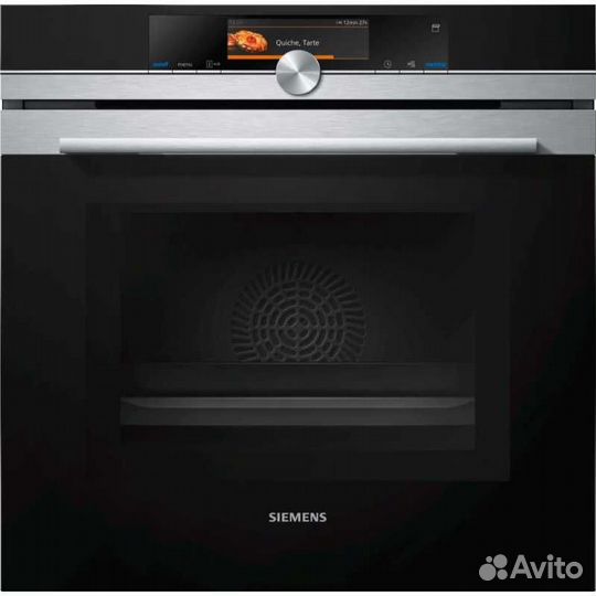 Духовой шкаф siemens HN678G4S6 с свч и паром