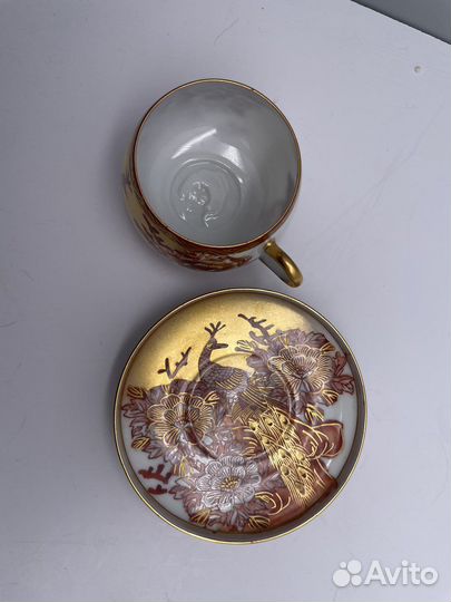 Кофейная пара. Япония. Костяной фарфор