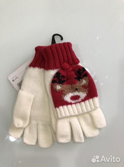 Новые варежки-перчатки