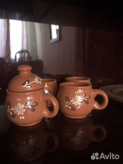 Новый керамический пищевой набор из 4-х изделий