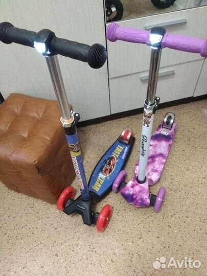 Самокат Scooter Maxi Micro принт Новые