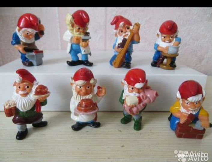 Лягушки/гномы/кроко/слоны киндер 90-е гг