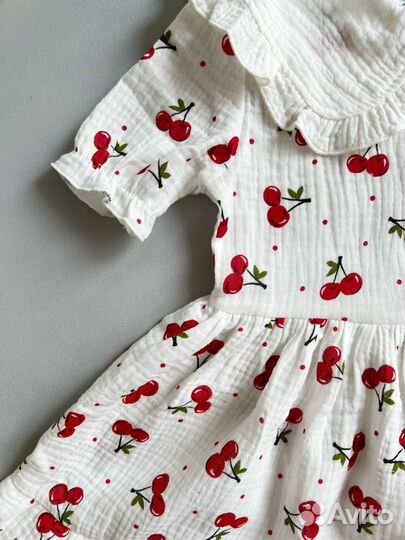 Платье детское летнее из муслина