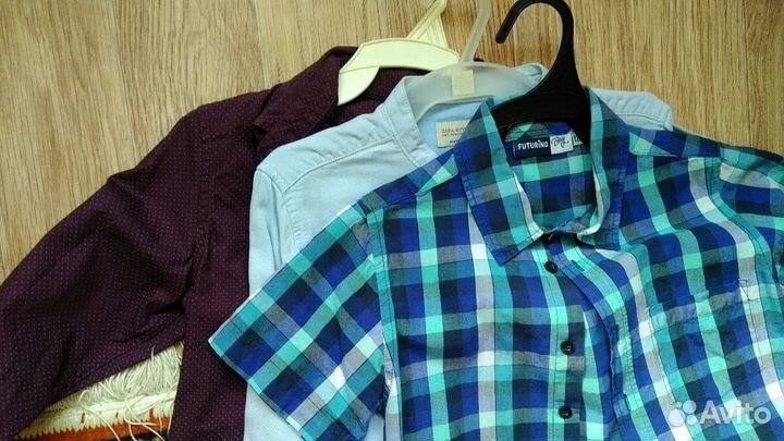 Джинсовка и Рубашки р.128