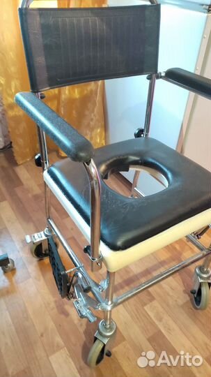 Кресло каталка с туалетом для инвалидов взрослых