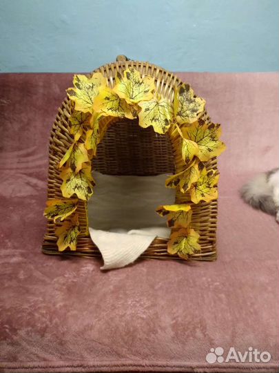 Домик плетёный для кошки или собачки