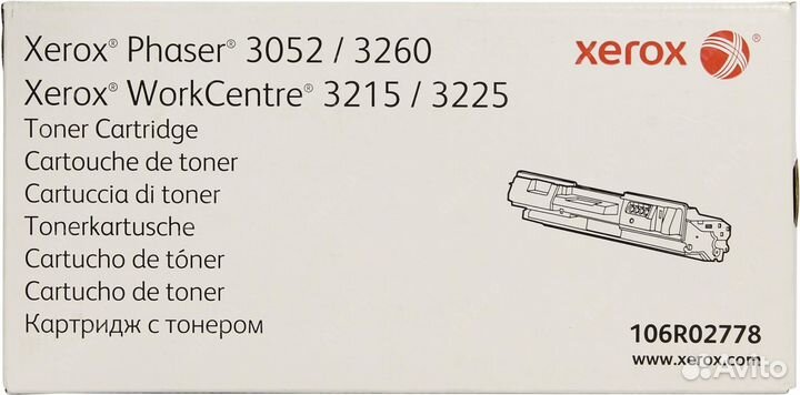 Картридж для Xerox 3052 / 3260 / 3215 (106R02778)