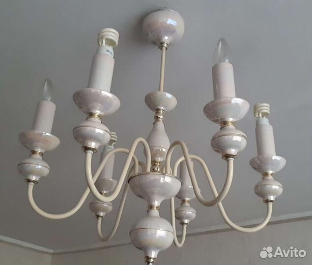 Люстра потолочная бу