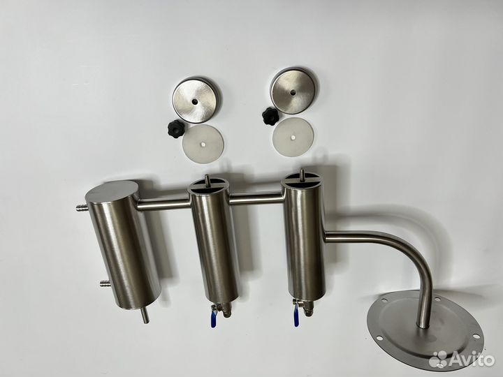 Самогонный аппарат 20 литров с 2 разборными сухопа