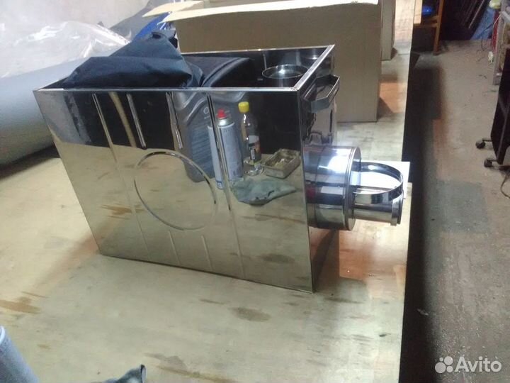Печка нержавейка для бани походной мобильной