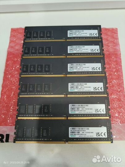 Оперативная память ddr4 Apacer 8gb 3200mhz (новая)