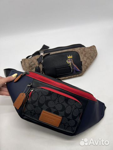 Поясная сумка мужская coach оригинал