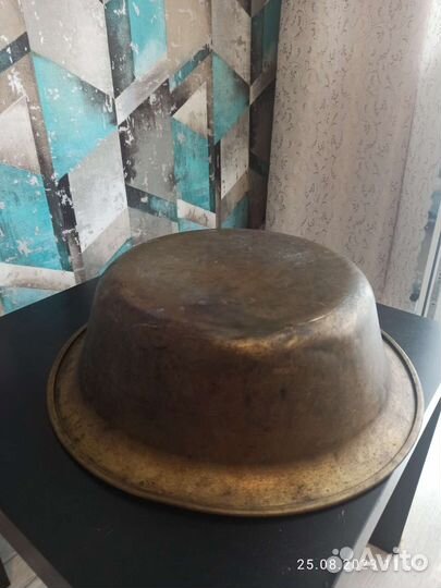 Латунный таз