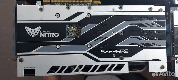 Видеокарта sapphire RX 580 nitro + 8gb