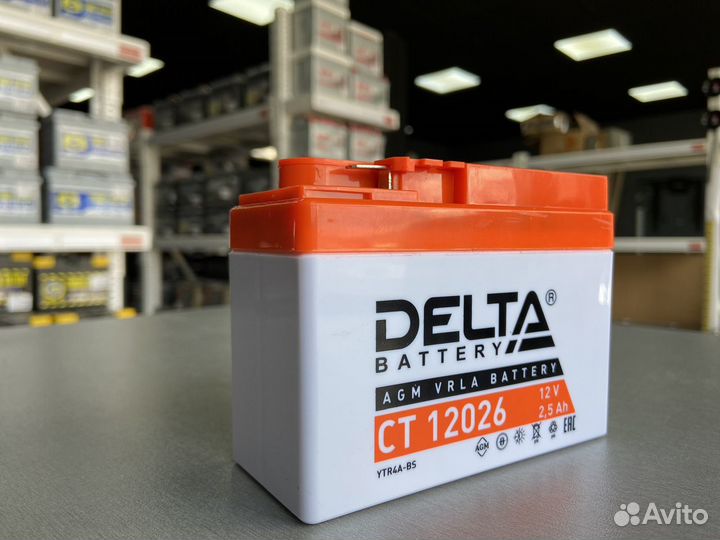 Аккумулятор Delta ст 12026 2,5 Ah