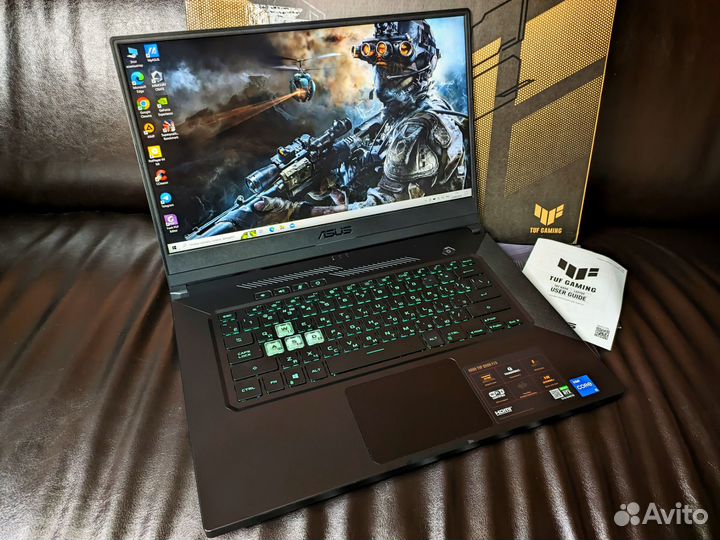 Asus TUF Dash / RTX 3060 на 6 Гб. / 144 Hz