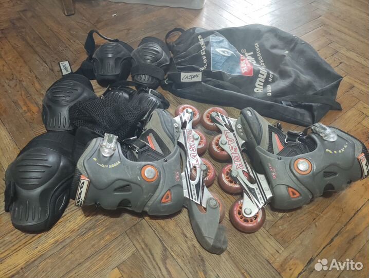 Ролики Amigo Sport и комплект защиты L.A.Sports