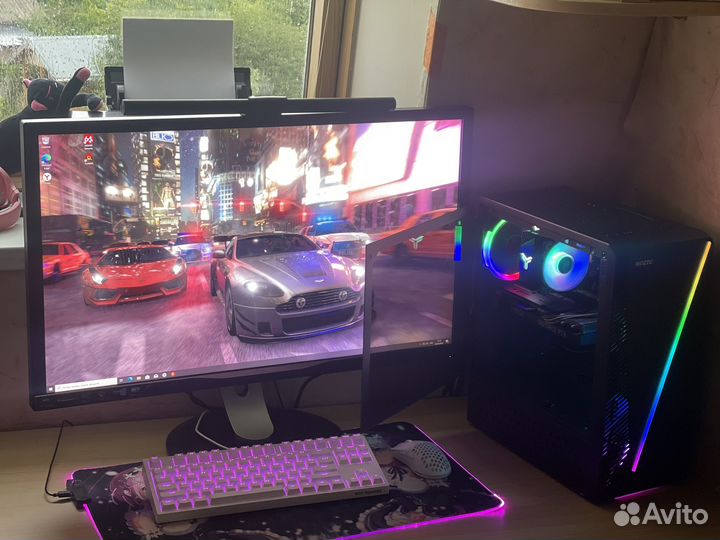 Игровой пк для любых игр(RX570,i3,16GB,1000GB)