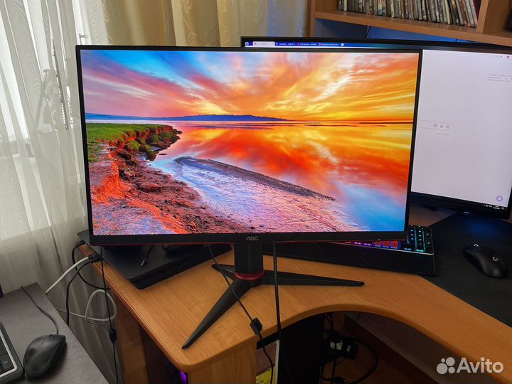 AOC Q27G2U/BK 144 гц wqhd топ монитор