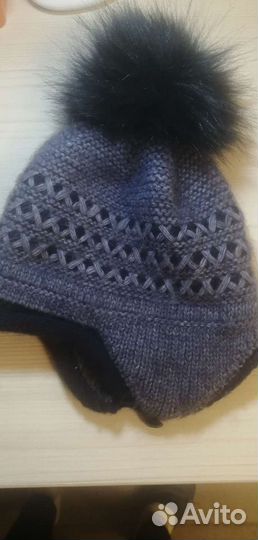 Шапка зимняя для девочки 52 54