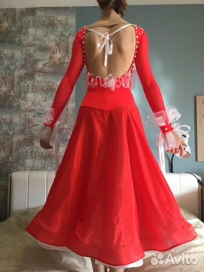 Платье для бальных танцев стандарт- латина ю1