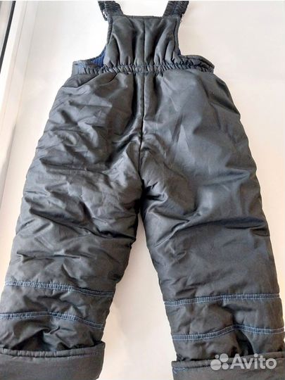 Очень теплый полукомбез на мальчика размер 98