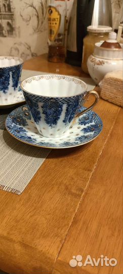 Чайная пара лфз костяной фарфор