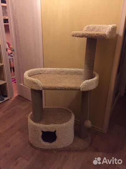 Домики для кошек, игровые комплексы, когтеточки