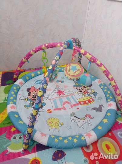 Развивающий детский коврик Disney Baby