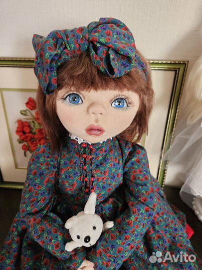 Кукла в технике скульптурный текстиль, рост 60 см