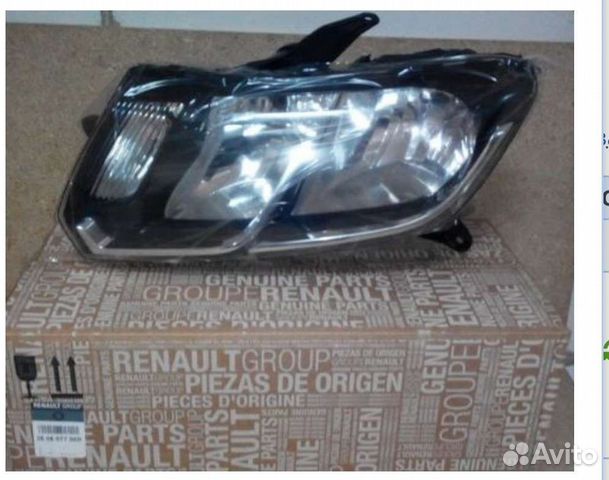 Левая фара Рено Логан 2 Sandero