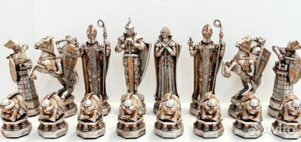 Шахматы резные. Шахматные фигуры. Нарды