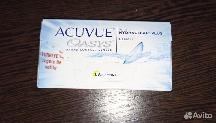 Линзы контактные двухнедельные acuvue oasys -1,5