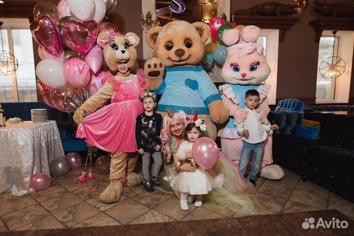 Аниматоры, шоу программы, аквагримм