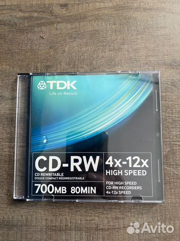 Болванка CD RW диск 700Mb