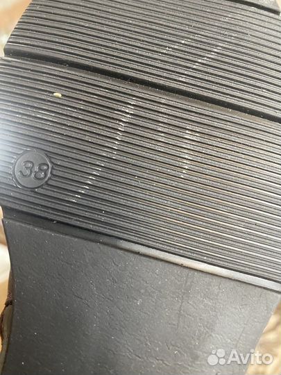 Сапоги демисезонные женские 38 натуральные