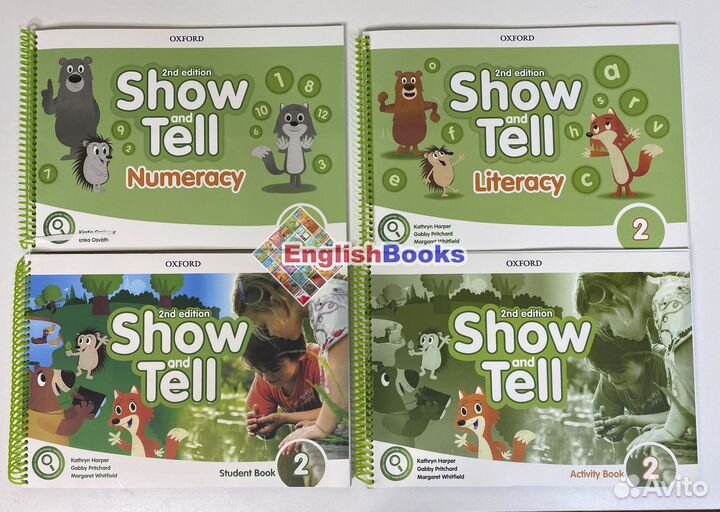 Show and tell 2, 2ed, комплект (4книги с CD)